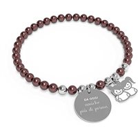Bracciale 10 Buoni Propositi Donna in Acciaio B5117/BR - B5117/BR